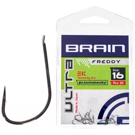 Гачок Brain Ultra Freddy #16 (20шт/уп), Номер крючка, №: 16, фото 